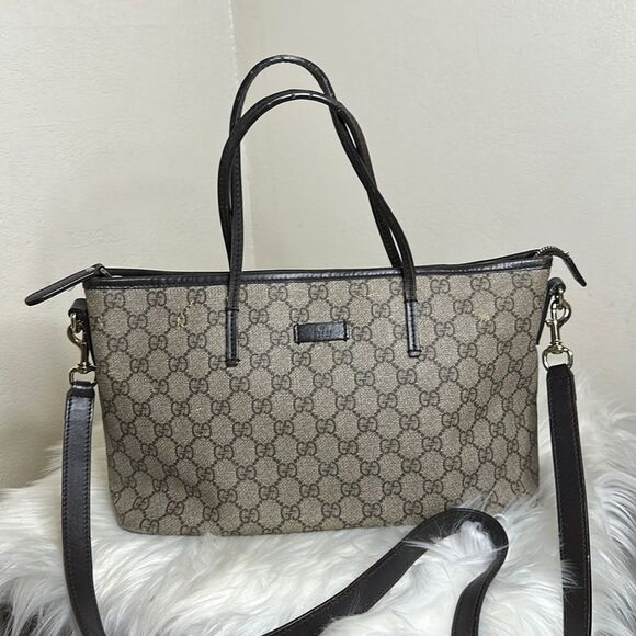 💯Authentic Gucci Two-way Tote Bag- Small Size🍀 - Picture 1 of 17